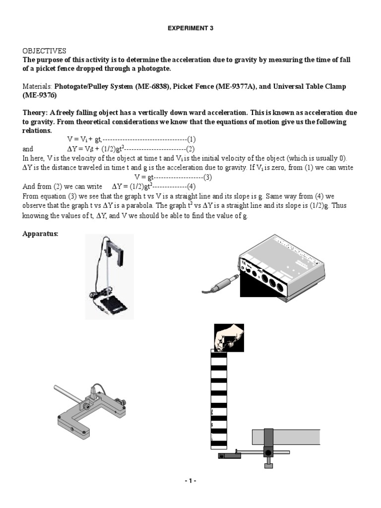 free fall lab report introduction free fall physics